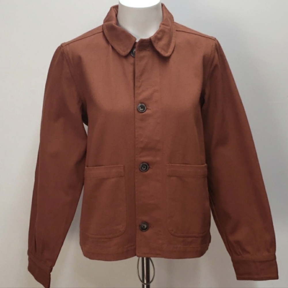 Mollusk Potters Jacket in Cognac Women's Size Small
